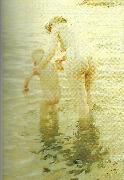 Anders Zorn mor och barn oil painting artist